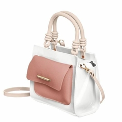 BOLSA PETITE JOLIE LOVE PJ10759 SNOW/ NUDE NEW/ ROSE - comprar online