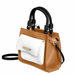 BOLSA PETITE JOLIE LOVE PJ10759 AMBAR/ PRETO/ SNOW - comprar online