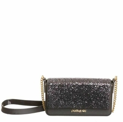 Bolsa Petite Jolie Slim Preto/Glitter Preto PJ10990