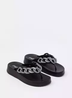 Chinelo Petite Jolie Basic Preto PJ7225 - June Online