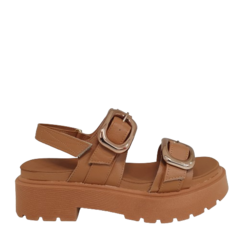 Sandália Papete Vizzano Camel