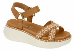 Sandália Vizzano feminina Flat-Form Camel 6529.102