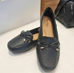Sapatilha Croco Lux Preto Sua Cia-Softli