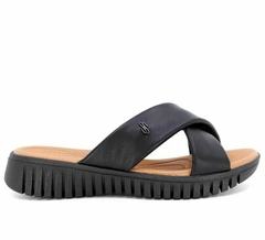 TAMANCO USAFLEX PLATAFORMA COURO PRETO