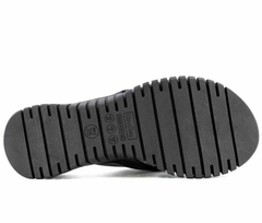 TAMANCO USAFLEX PLATAFORMA COURO PRETO - June Online