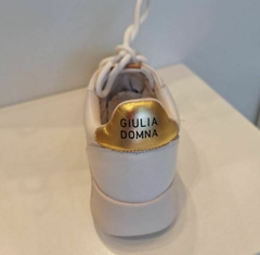 Tênis Napa Monaco Branco/ Metalizado Dourado Giulia Domna - comprar online