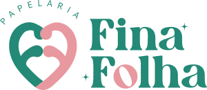 Fina Folha Papelaria Estilizada
