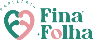 Fina Folha Papelaria Estilizada