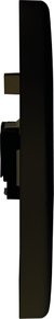 Relógio De Parede Preto 26cm Com Tic-tac Herweg 6126 - comprar online