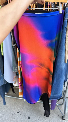 The Acid Midi Skirt - tienda online