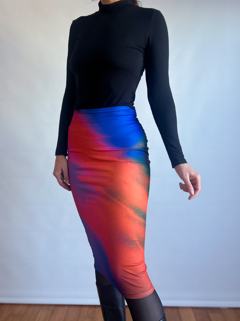 The Acid Midi Skirt - comprar online
