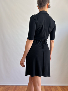 The Black Wrap Dress - DMOD Vintage