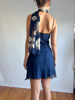 The Blue Slip Dress - DMOD Vintage