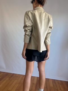 The Leather Cream Jacket - DMOD Vintage