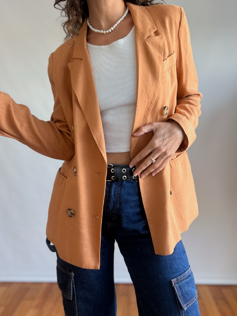 The Linen Brick Blazer - comprar online
