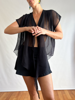 The Black Sheer Shirt - comprar online