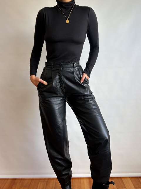 The Leather Luxe Pant
