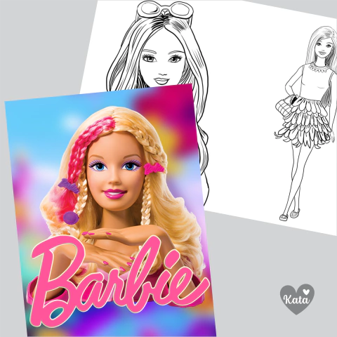 LIBRO PARA COLOREAR - BARBIE