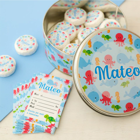 LATA CON JABONES + TARJETAS