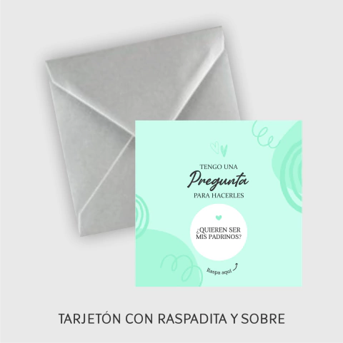 RASPADITA - QUIEREN SER MIS PADRINOS?