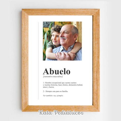Cuadro Abuelo - comprar online