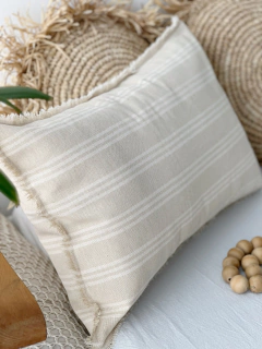 ALMOHADÓN LINO TUSOR Rayas 60x40 en internet