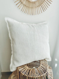 ALMOHADÓN WAFFLE Offwhite 50x50 - comprar online