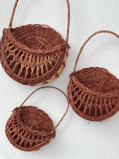 Imagen de SET x 3 CANASTOS COLGANTES Bahía