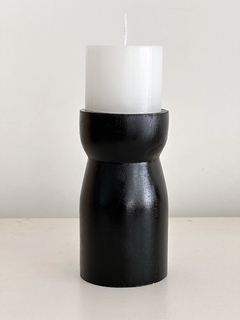 CANDELABRO / PORTA VELA TORRE Madera - comprar online