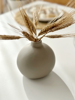 FLORERO MILOS Redondo Beige - PHILIA DECO