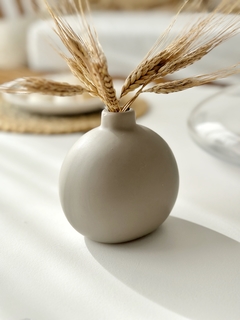 FLORERO MILOS Redondo Beige - comprar online