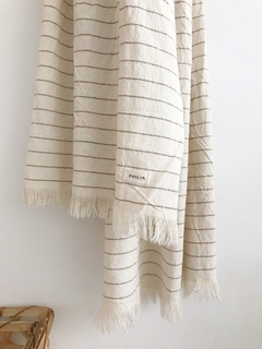 LONA PLAYERA RAYAS Avellana en internet