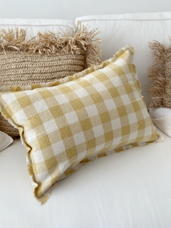 ALMOHADÓN CUADROS VICHY 60x40 - tienda online
