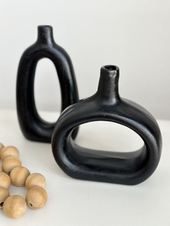 SET X 2 FLOREROS CURVOS Cerámica - comprar online