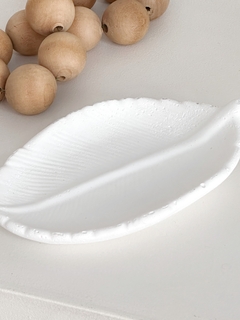 BANDEJITA HOJA DE PALMA de Cerámica
