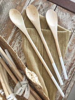 SET CUCHARAS MADERA x 3