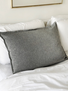 FUNDA DE ALMOHADA Pestaña Lino Tusor