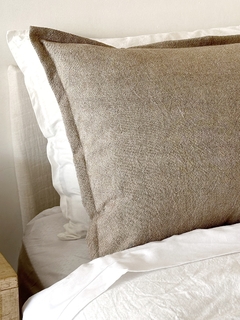 FUNDA DE ALMOHADA Pestaña Lino Tusor - tienda online