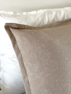 FUNDA DE ALMOHADA Pestaña Lino Tusor - tienda online