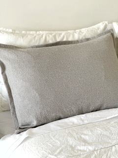 FUNDA DE ALMOHADA Pestaña Lino Tusor
