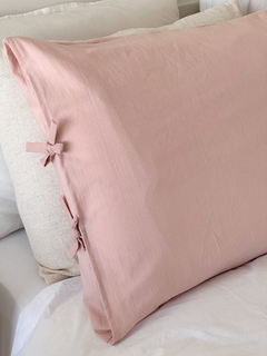 FUNDA DE ALMOHADA Tiritas - Rosa - PHILIA DECO