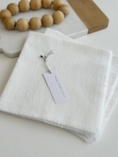 SET x 4 SERVILLETAS TUSOR Off White - comprar online