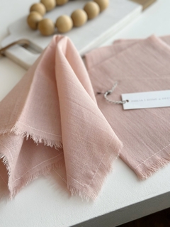 SET x 6 SERVILLETAS Rosa Viejo