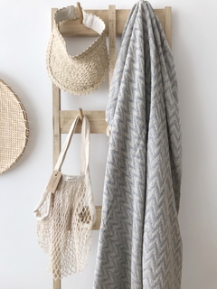 MANTA AGADIR CHEVRON Gris