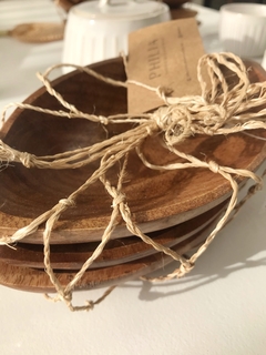 COPETINEROS ACACIA Oval x 3 - PHILIA DECO