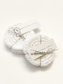 SET POSAVASOS CROCHET x 4