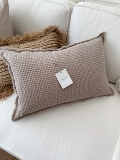 ALMOHADÓN NIDO Gris Claro 60x40 - comprar online