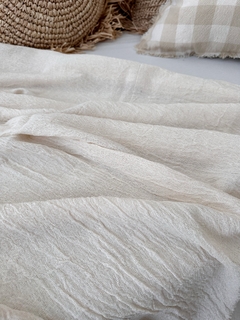 MANTA / PIE DE CAMA INDIA Crudo - tienda online