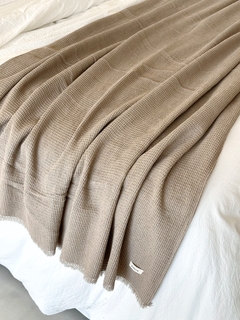MANTA WAFFLE Khaki - tienda online