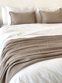 MANTA WAFFLE Khaki - comprar online